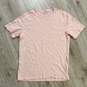 American Eagle light Pink Crew Neck T-Shirt